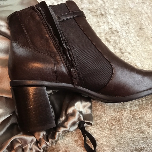 NICOLE 🤎Women's Ankle Boots Chunky Heel - Picture 7 of 7